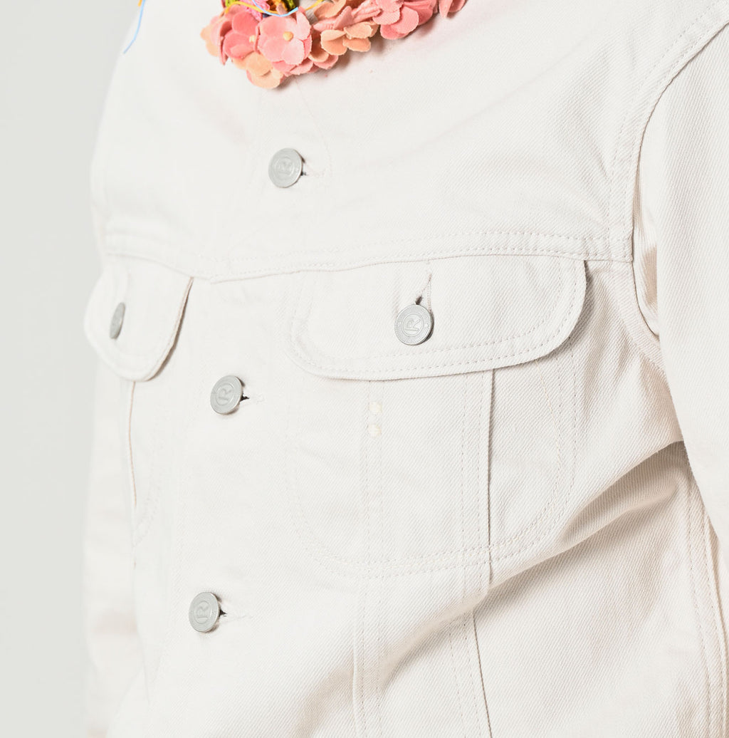 Rye Mugi Denim 908 Hikohime Jan White Detail
