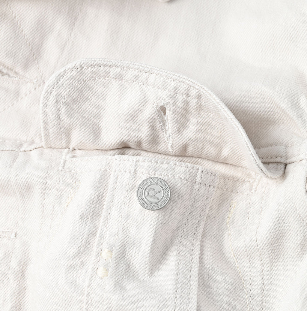 Rye Mugi Denim 908 Hikohime Jan White Detail