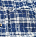 Indigo Fuwafuwa Double Woven 908 Loafer Shirt