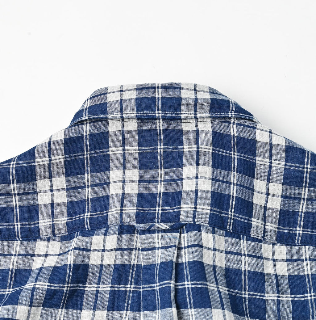 Indigo Fuwafuwa Double Woven 908 Loafer Shirt