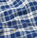 Indigo Fuwafuwa Double Woven 908 Loafer Shirt