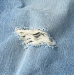 Rye Mugi Denim Crossover Skirt Sei Detail
