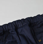 Indigo Double Thread Chino Sabrina Slacks Detail