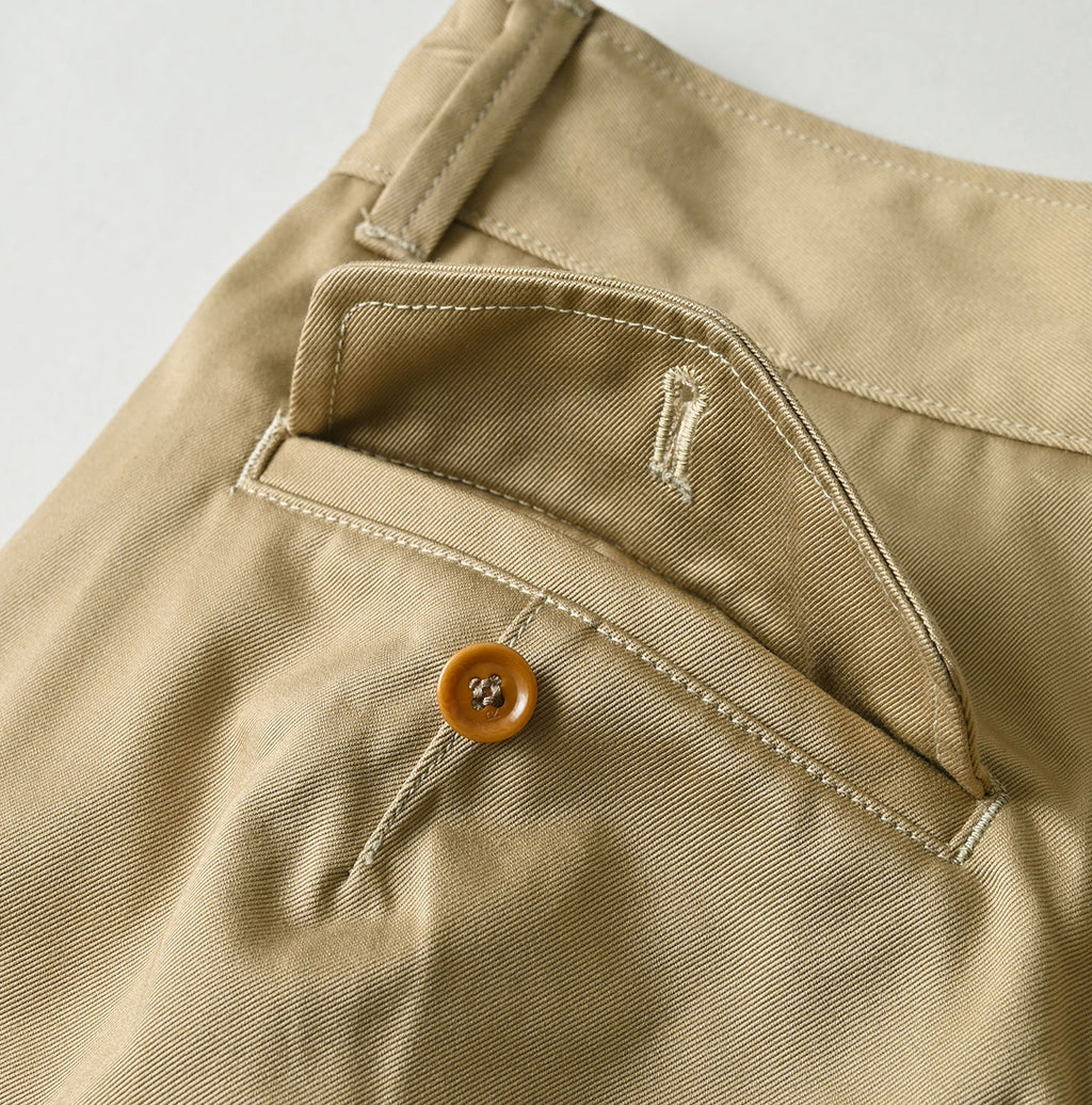 Double Thread Chino Charlotte Baggy Detail