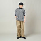 Double Thread Chino Charlotte Baggy Female Model