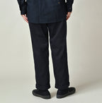 Indigo Double Thread Chino 908 Crosby Slacks Female Model