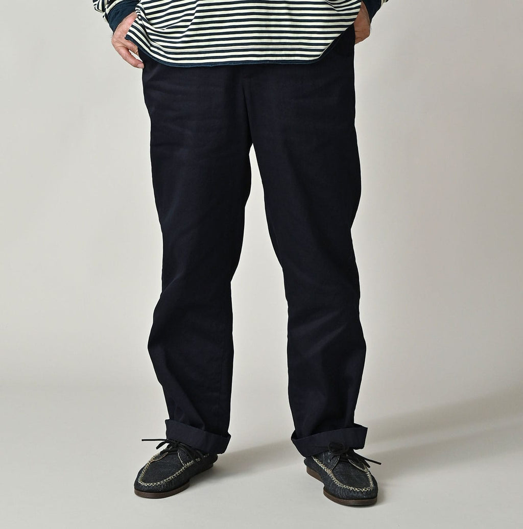 Indigo Double Thread Chino 908 Crosby Slacks Male Model