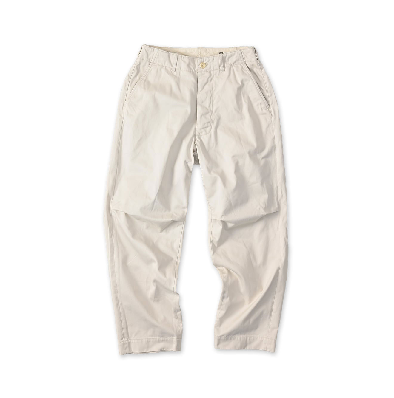 Double Thread Chino 908 Chi-rgo Pants White Rice