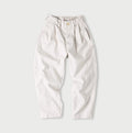 Tabi Cloth 908 Peg Top Pants Antique White