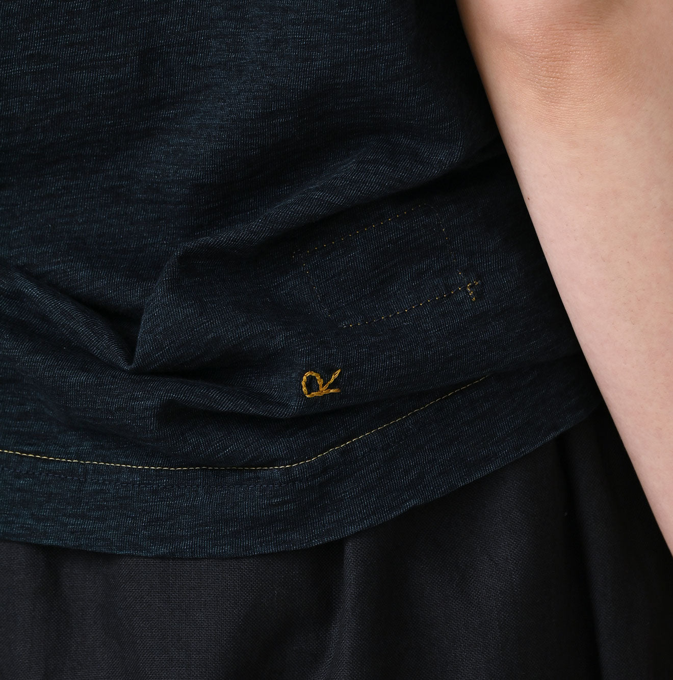 Indigo Tenjiku 908 45 Star T-shirt Detail