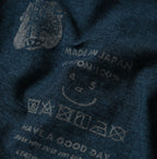 Indigo Tenjiku 908 Ocean T-shirt Detail