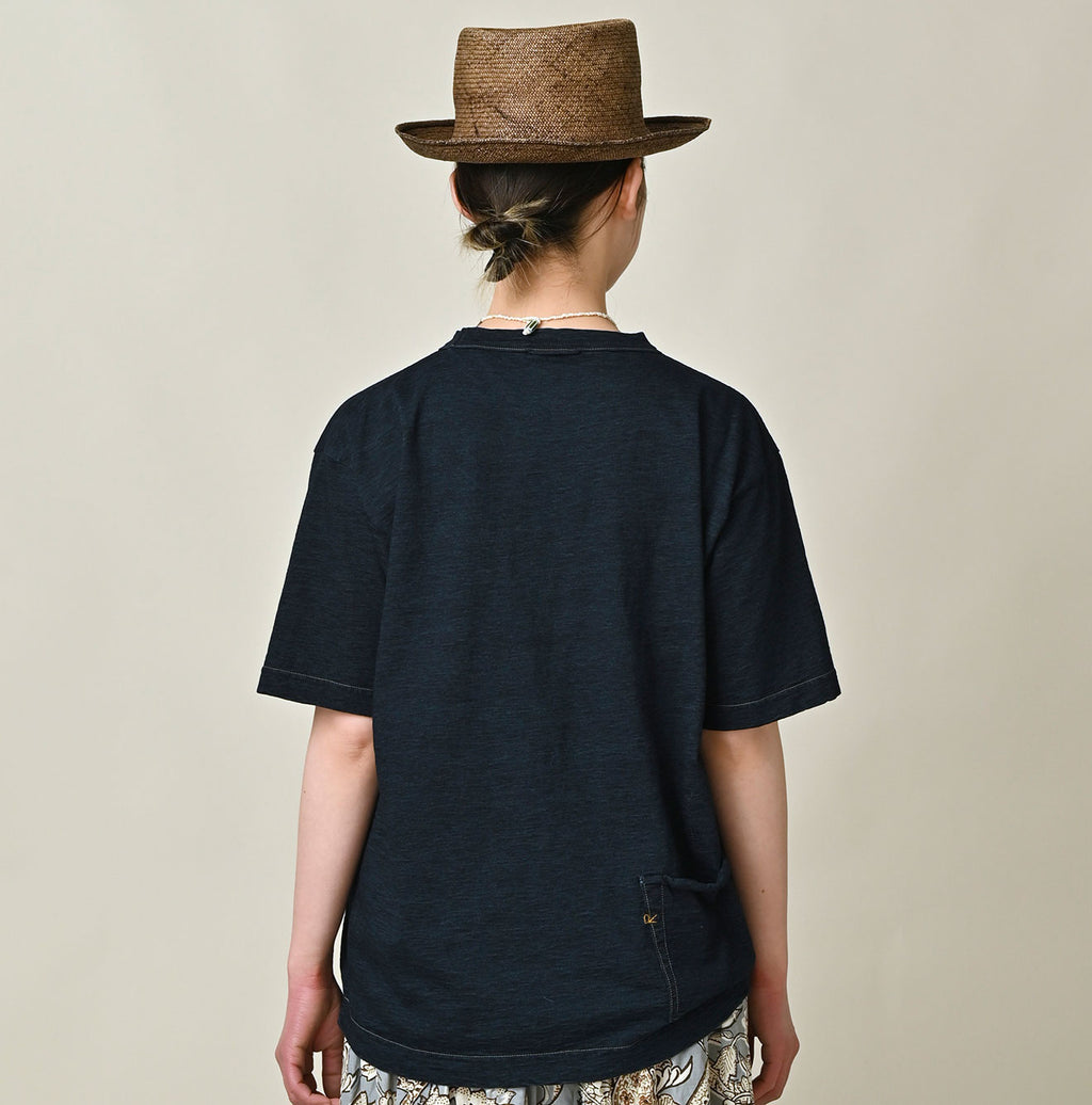 Indigo Tenjiku 908 Ocean T-shirt Female Model