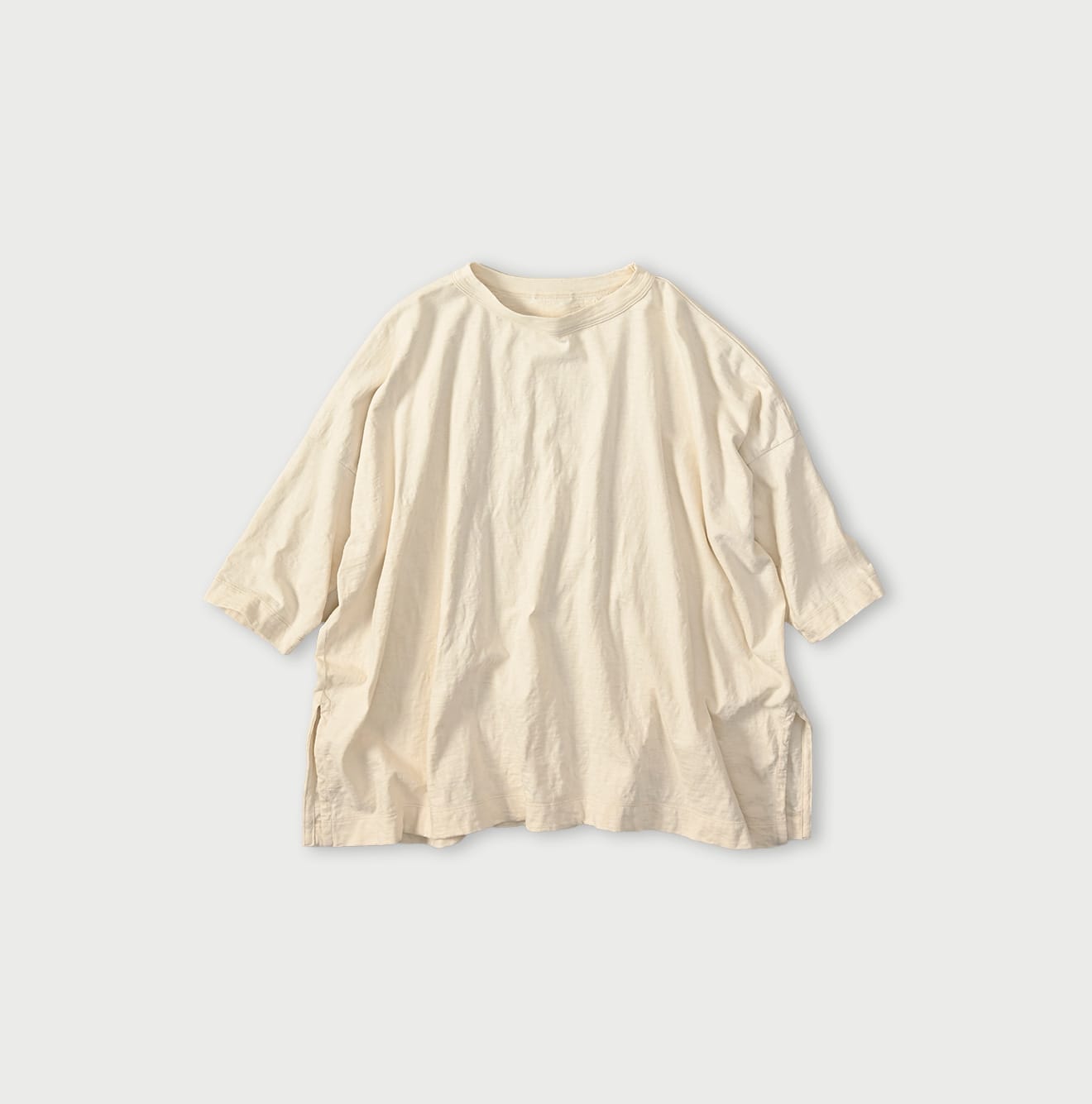 Tenjiku Big Slit T-shirt Kinari