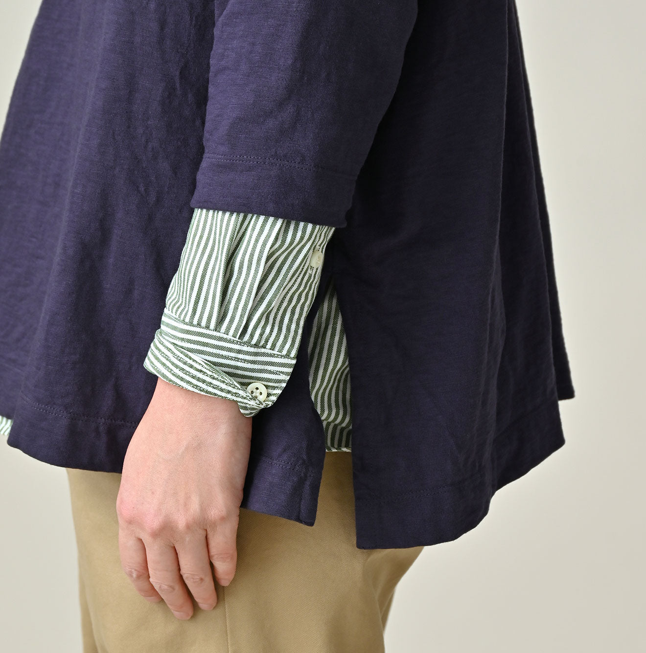 Tenjiku Big Slit T-shirt Detail