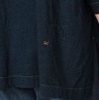 Indigo Tenjiku Big Slit T-shirt Detail