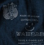 Indigo Tenjiku Big Slit T-shirt Detail
