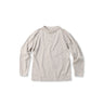 Dozume Tenjiku Cotton 908 45 Star Long Sleeve T-shirt Ice Gray