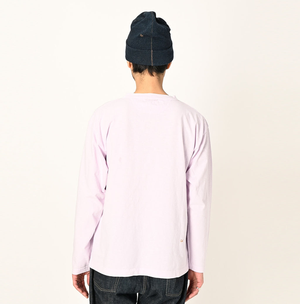Dozume Tenjiku Cotton 908 45 Star Long Sleeve T-shirt Male Model