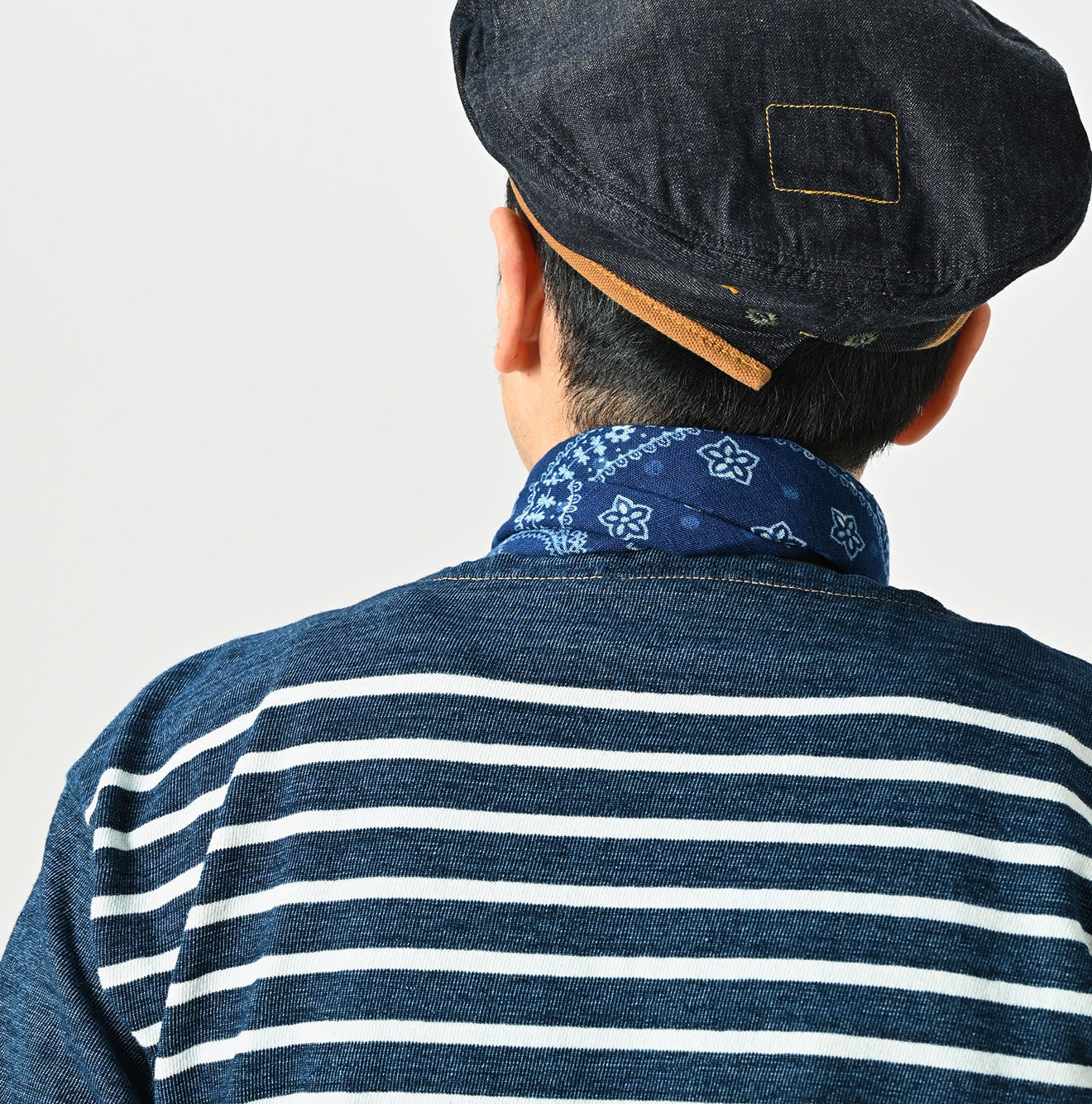 Indigo Basque 908 Shirt Nou (Size 3, 4, 5) Detail