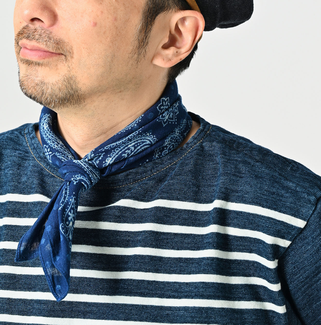 Indigo Basque 908 Shirt Nou (Size 3, 4, 5) Detail