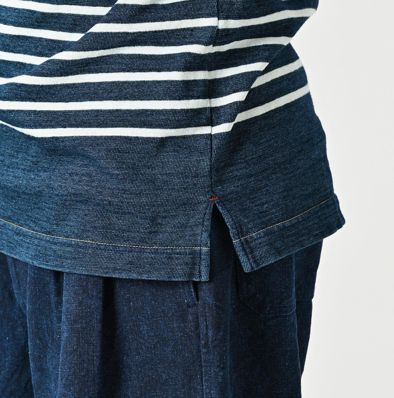 Indigo Basque 908 Shirt Nou (Size 3, 4, 5) Detail