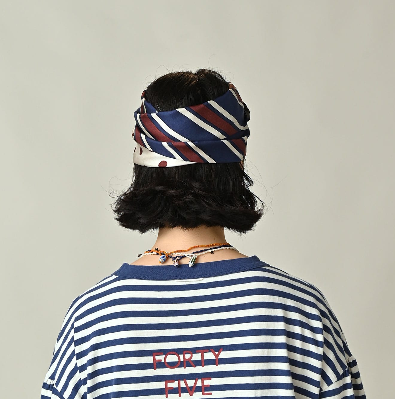 Silk Preppy Mix Kombu Female Model