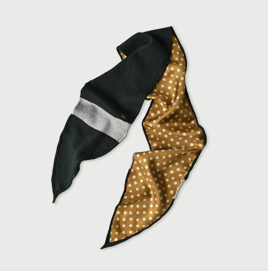 Super Gauze x Silk Tie Green