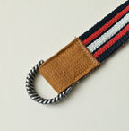Indigo Regiment Knit Belt Detail