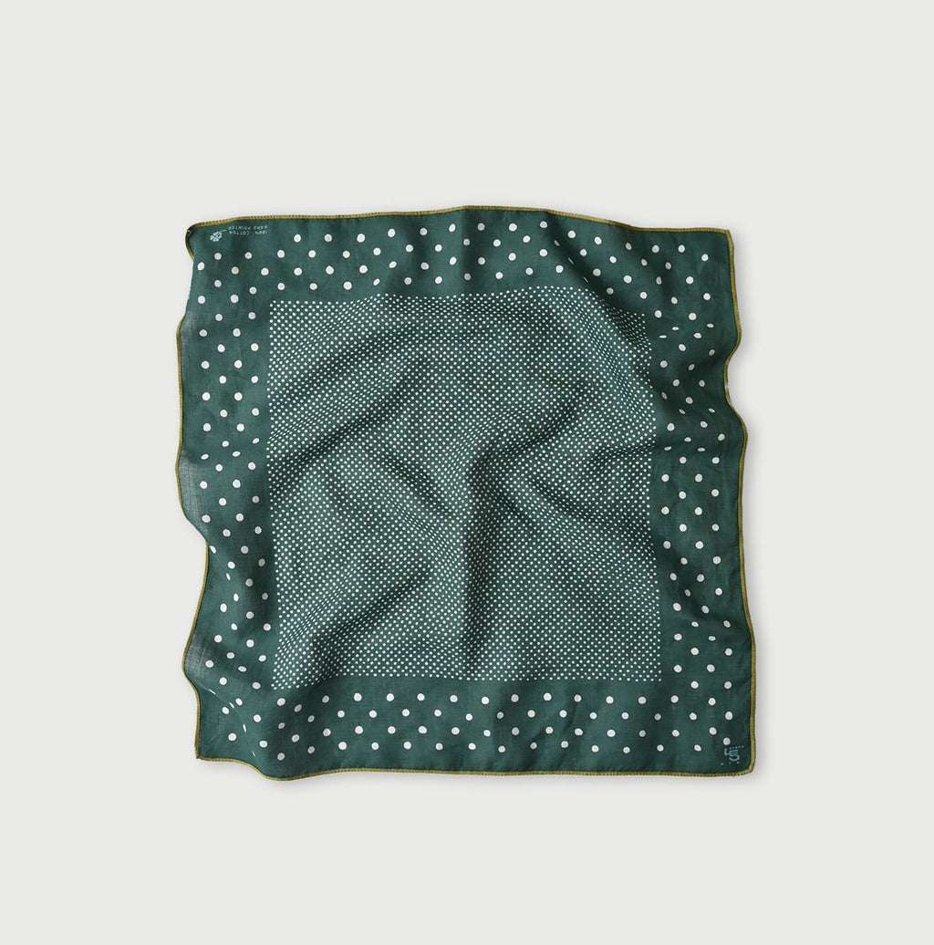 Supima Aya MaruMitsu Trio Bandana Green
