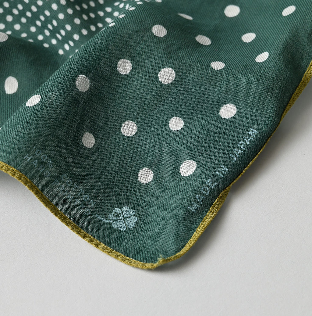 Supima Aya MaruMitsu Trio Bandana Green