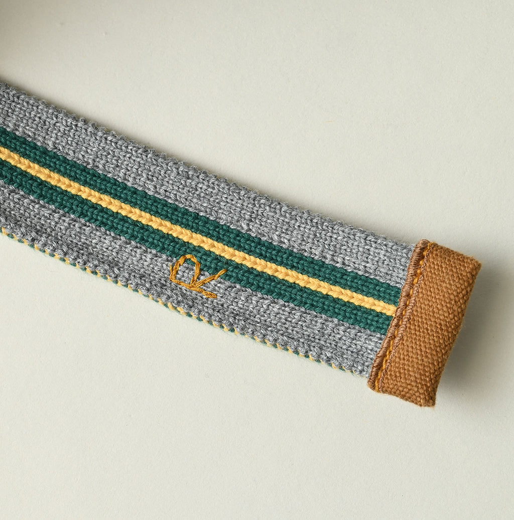 Regiment Knit Belt Linen Detail