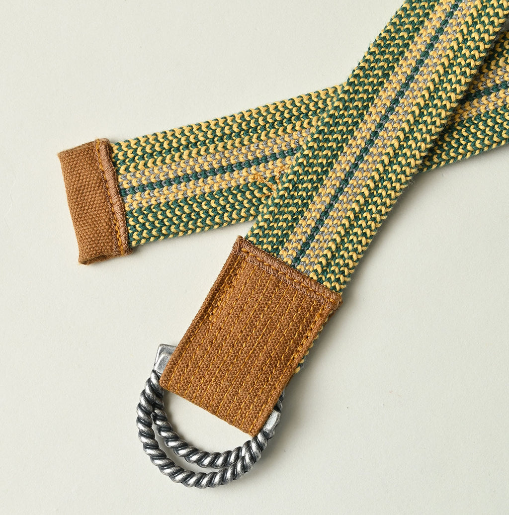 Regiment Knit Belt Linen Detail
