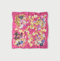 Gauze Flower Wreath Furoshiki