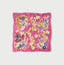 Gauze Flower Wreath Furoshiki Dark Pink