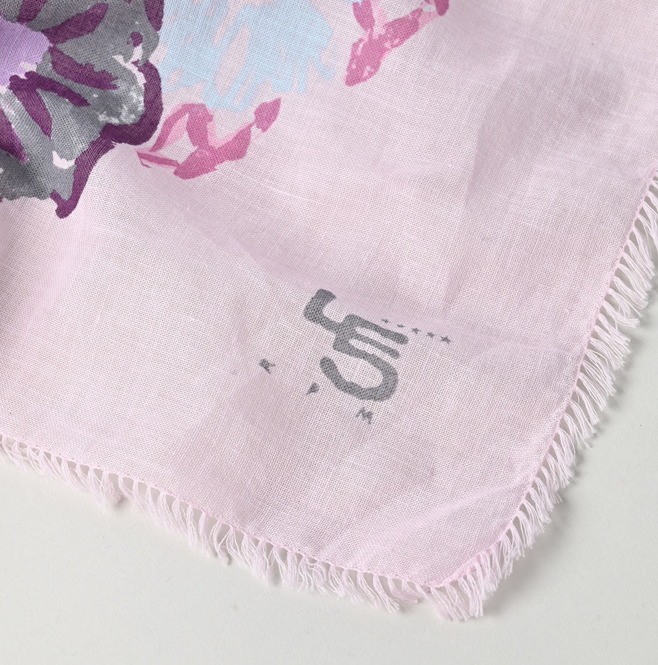 Gauze Flower Wreath Furoshiki Detail