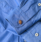 Miko 908 Loafer Pintuck Stand Collar Shirt Detail