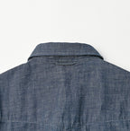 Indigo Dungaree Denim 908 Eastern Shirt Detail