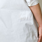 Supima Batiste Tuck Stand Collar Shirt Detail