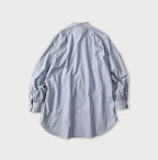 Supima Batiste Tuck Stand Collar Shirt Back