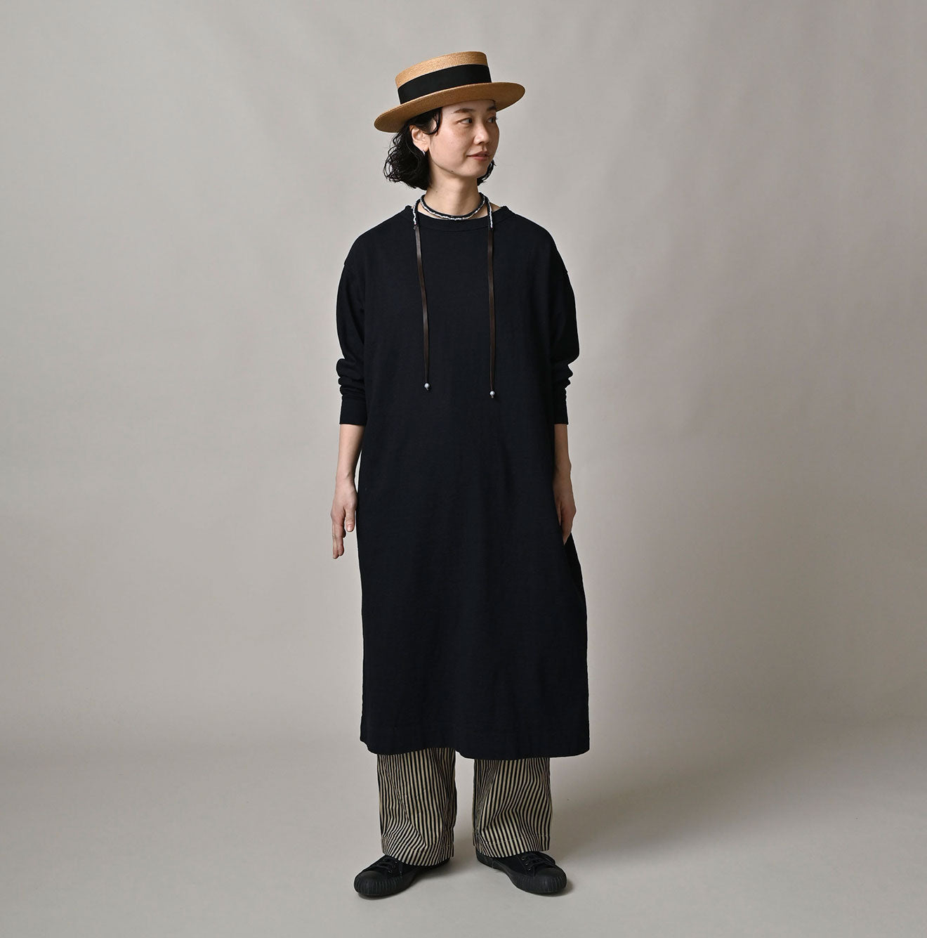 Indigo Tenjiku 45 Star Long Sleeve Dress Female Model