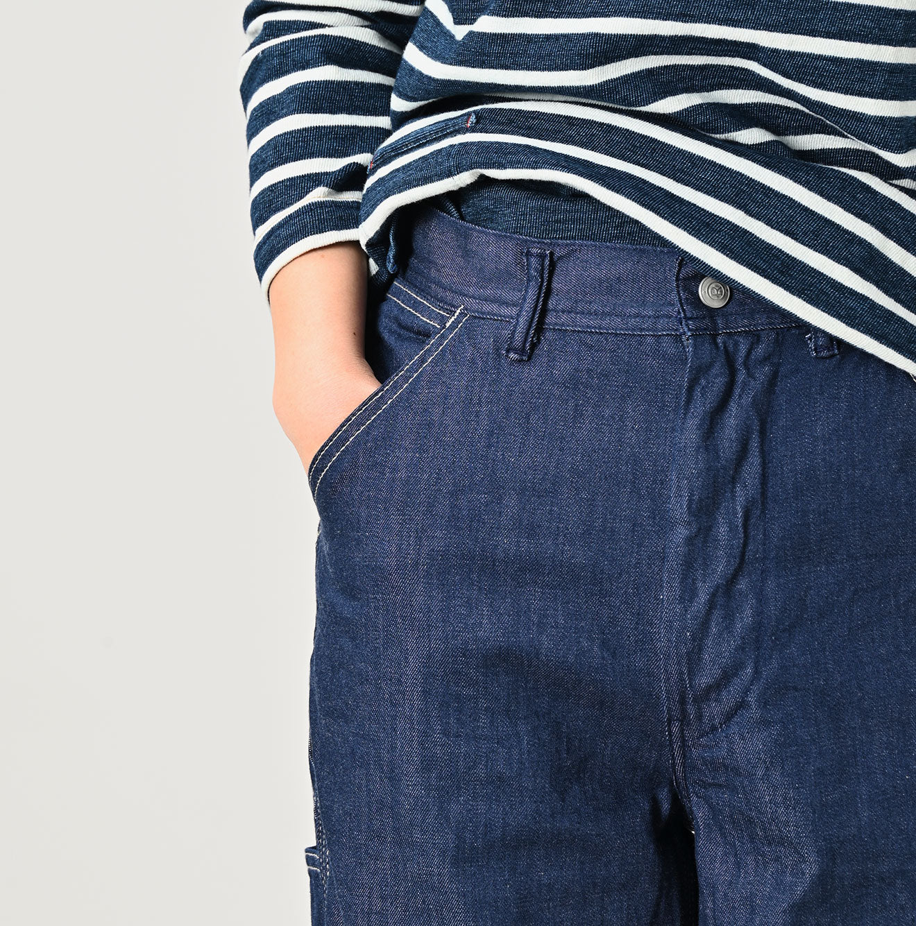 Mon-petit Denim 908 Paker Pants Nou Detail