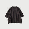 Tenjiku Big Slit T-shirt Sumi Black
