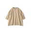 Top Tenjiku Big Slit T-shirt Linen Beige