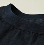 Indigo Tenjiku Big Slit T-shirt Detail