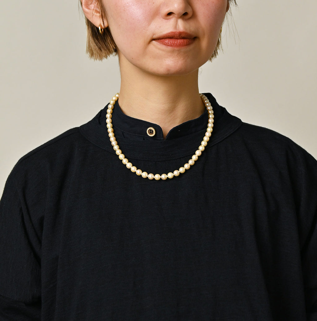 Indigo Tenjiku Big Slit T-shirt Detail