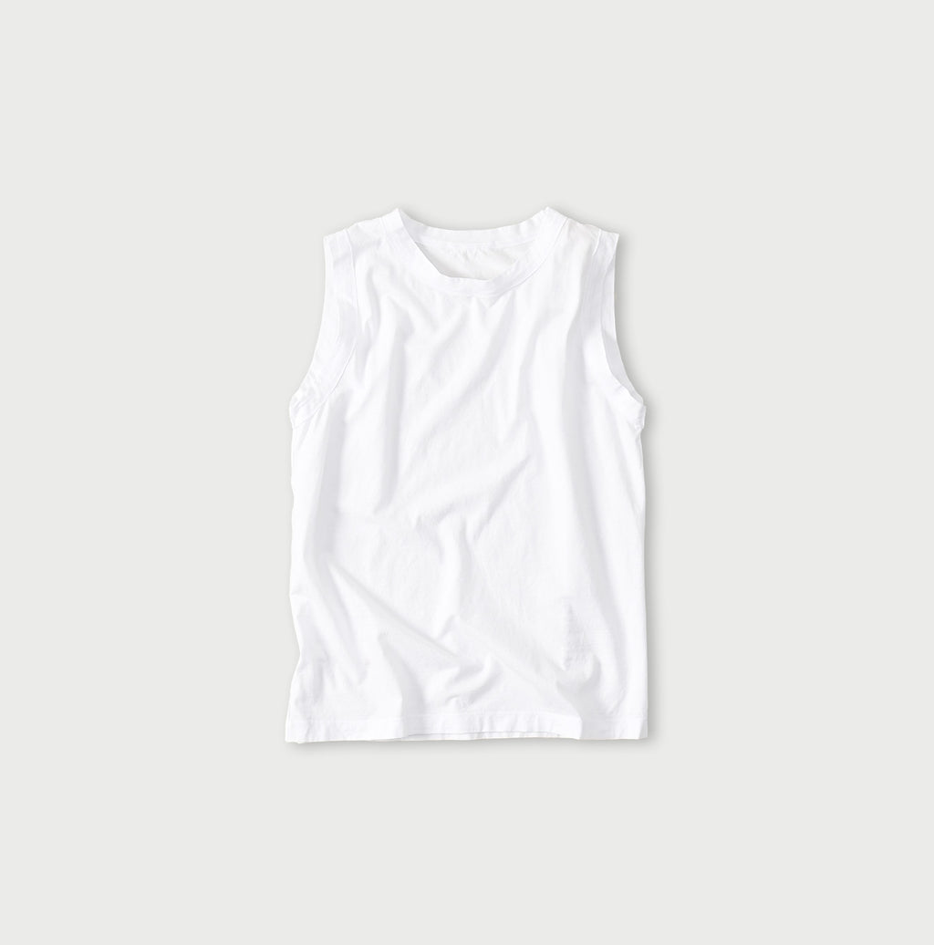 Supima Thin Tenjiku Camisole White