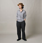 Whole Super Gauze 908 Henley Female Model