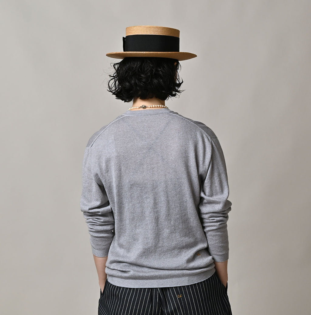 Whole Super Gauze 908 Henley Female Model