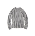 Whole Super Gauze 908 Crew Gray Moku