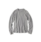 Whole Super Gauze 908 Crew Gray Moku